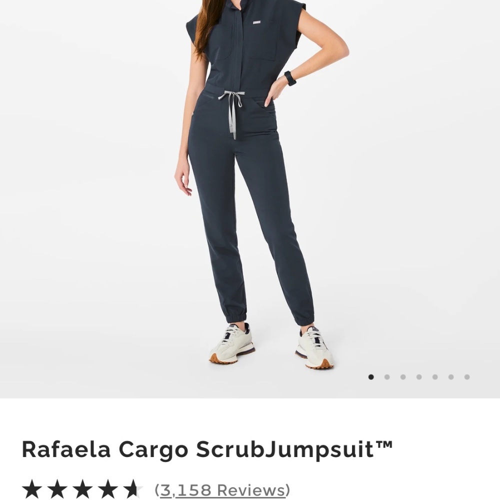 NWT xs FIGS Rafaela Cargo ScrubJumpsuit